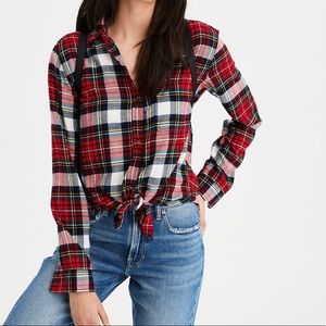 American Eagle Ahh-mazingly Soft Boyfriend Flannel